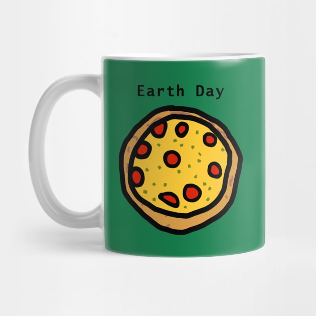 Earth Day Pizza by ellenhenryart